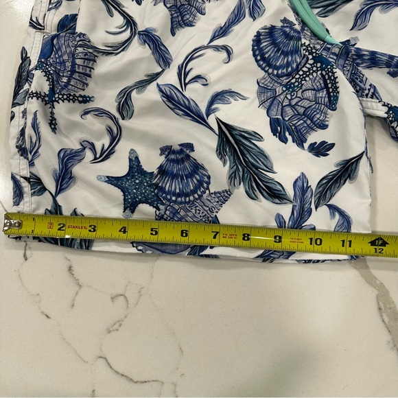 Agua María Men's Tropical Sea Life Swim Trunks - Size Large - Picture 11 of 12